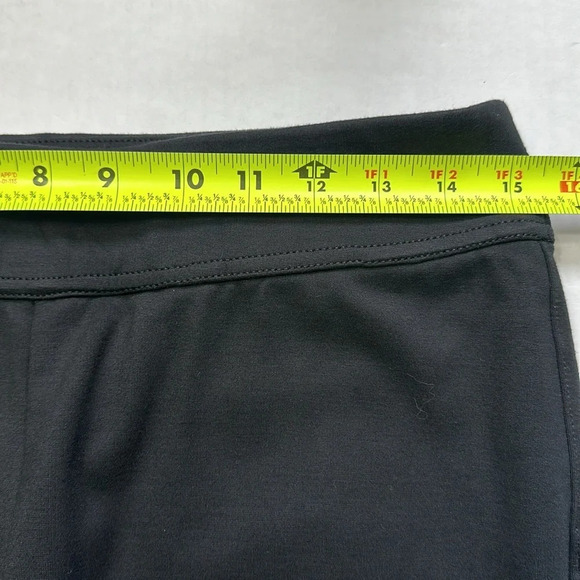 Soft Surroundings Black Pull On Pants Rayon Nylon Blend Womens Size Small - Picture 9 of 12